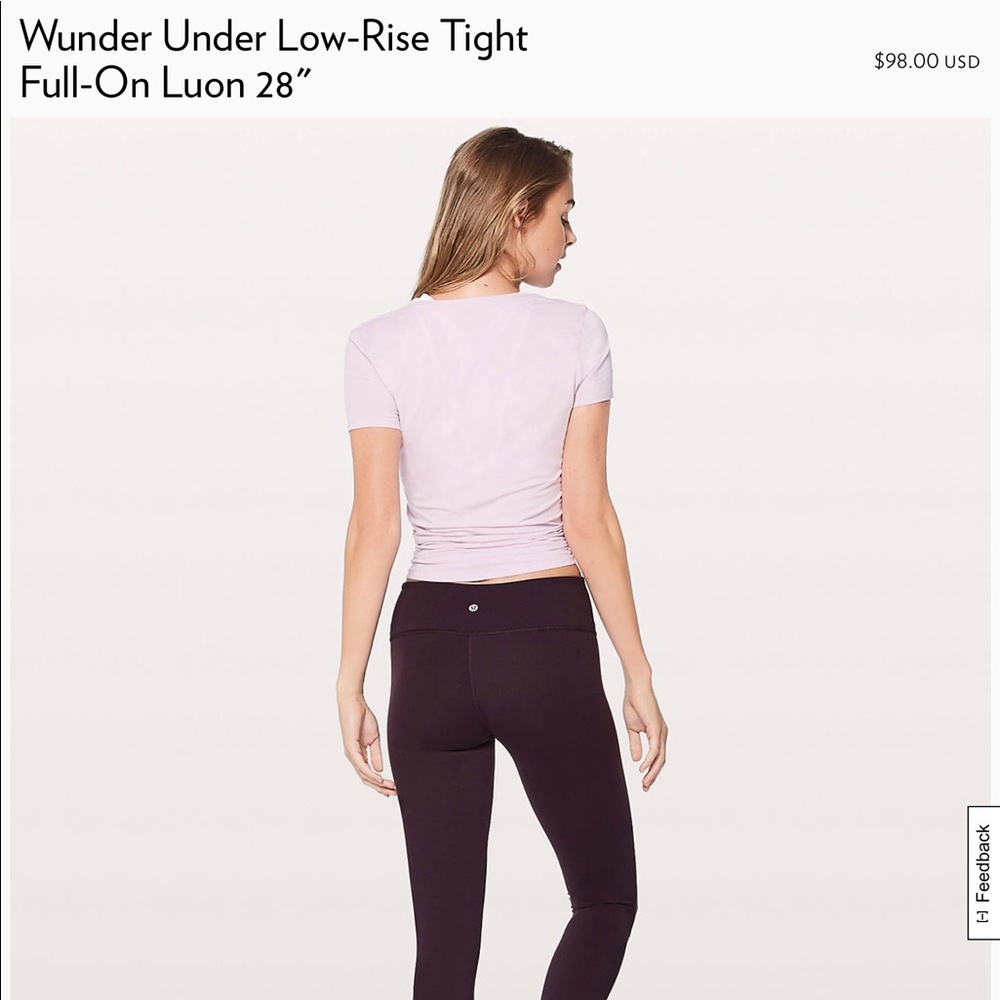 Lululemon Wunder Under Tights